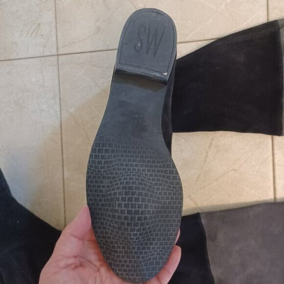 Stuart Weitzman Trio Lowland Suede Over The Knee Boots 7 1/2 Size - Picture 5 of 5